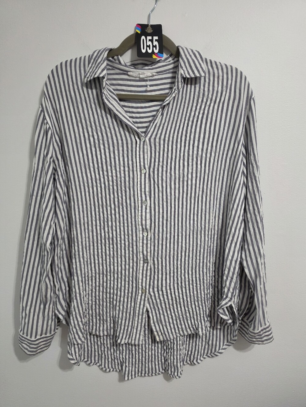 55. Jane & Delancey Striped Blousr